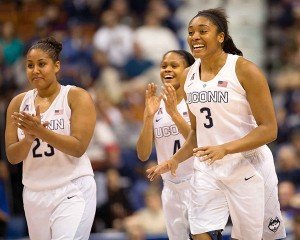 Players on the UConn Women's Basketball team, 2015.