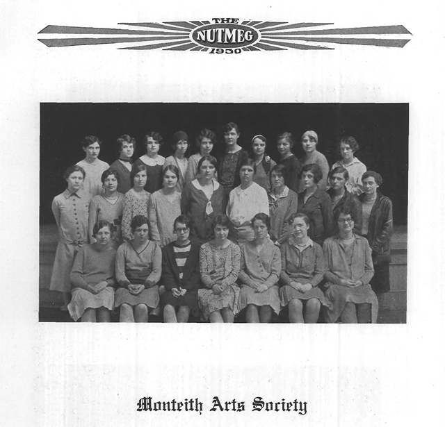 Monteith Arts Society, UConn Nutmeg Yearbook