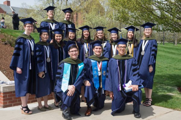 pharmacy students at graduation