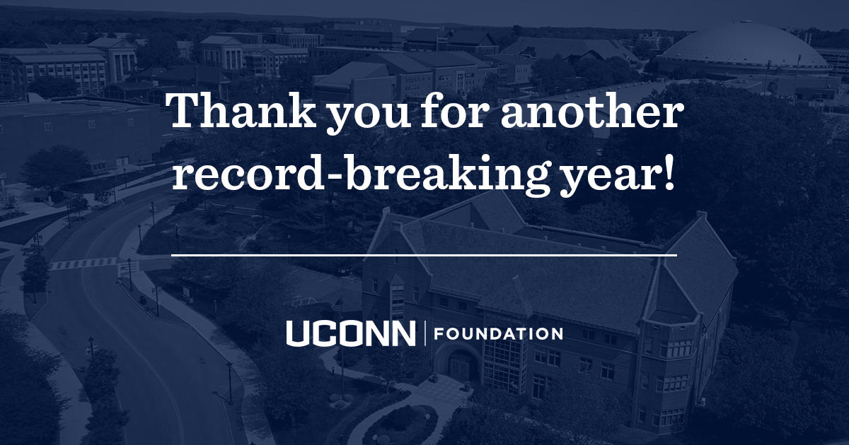 thank you from the uconn foundation
