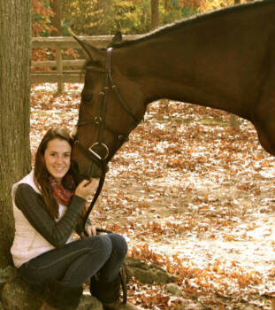 Samantha and her horse Tia Cassina