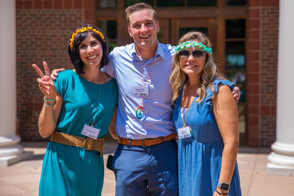 Sara Mahoney, Michael Van Sambeck, and Heather McDonald at the Annual Uconn Foundation Picnic